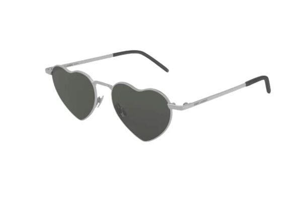 Saint Laurent SL 301 LOULOU 001 silver silver grey