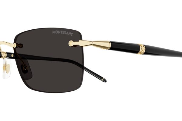 Montblanc MB0344S 001 gold black grey