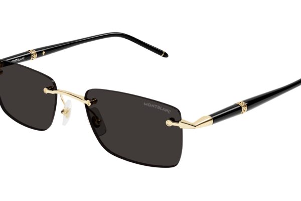 Montblanc MB0344S 001 gold black grey