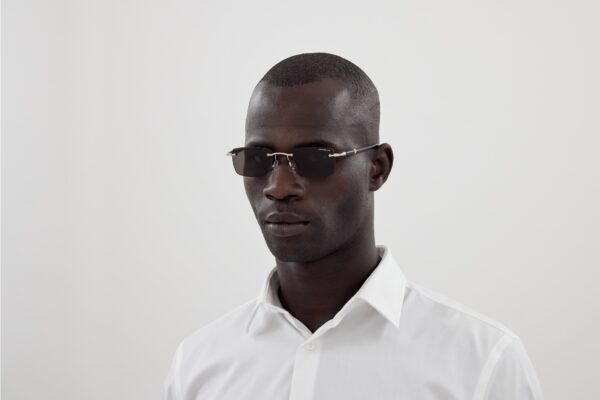 Montblanc MB0344S 001 gold black grey