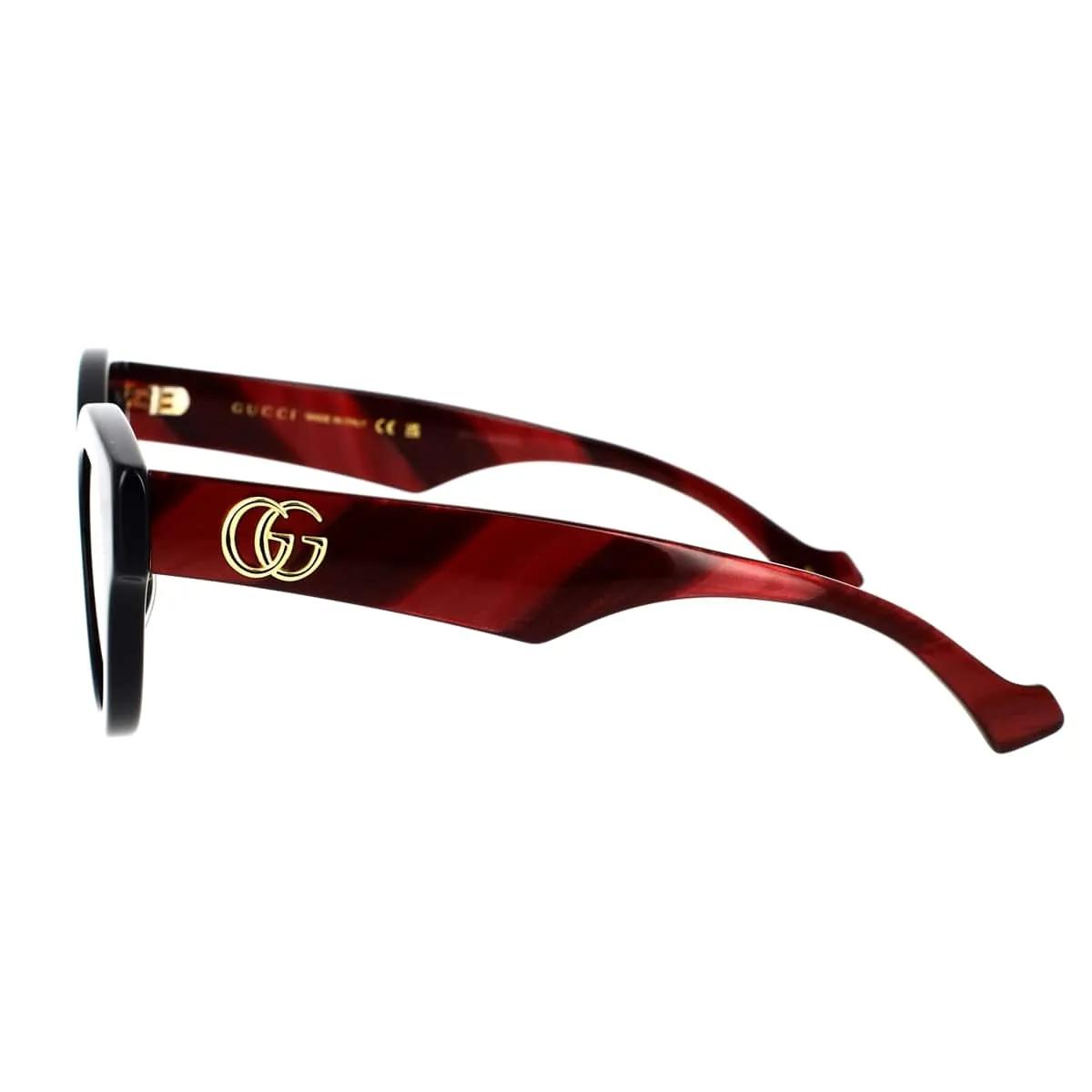 Gucci GG0957S 005 black burgundy red - immagine 3