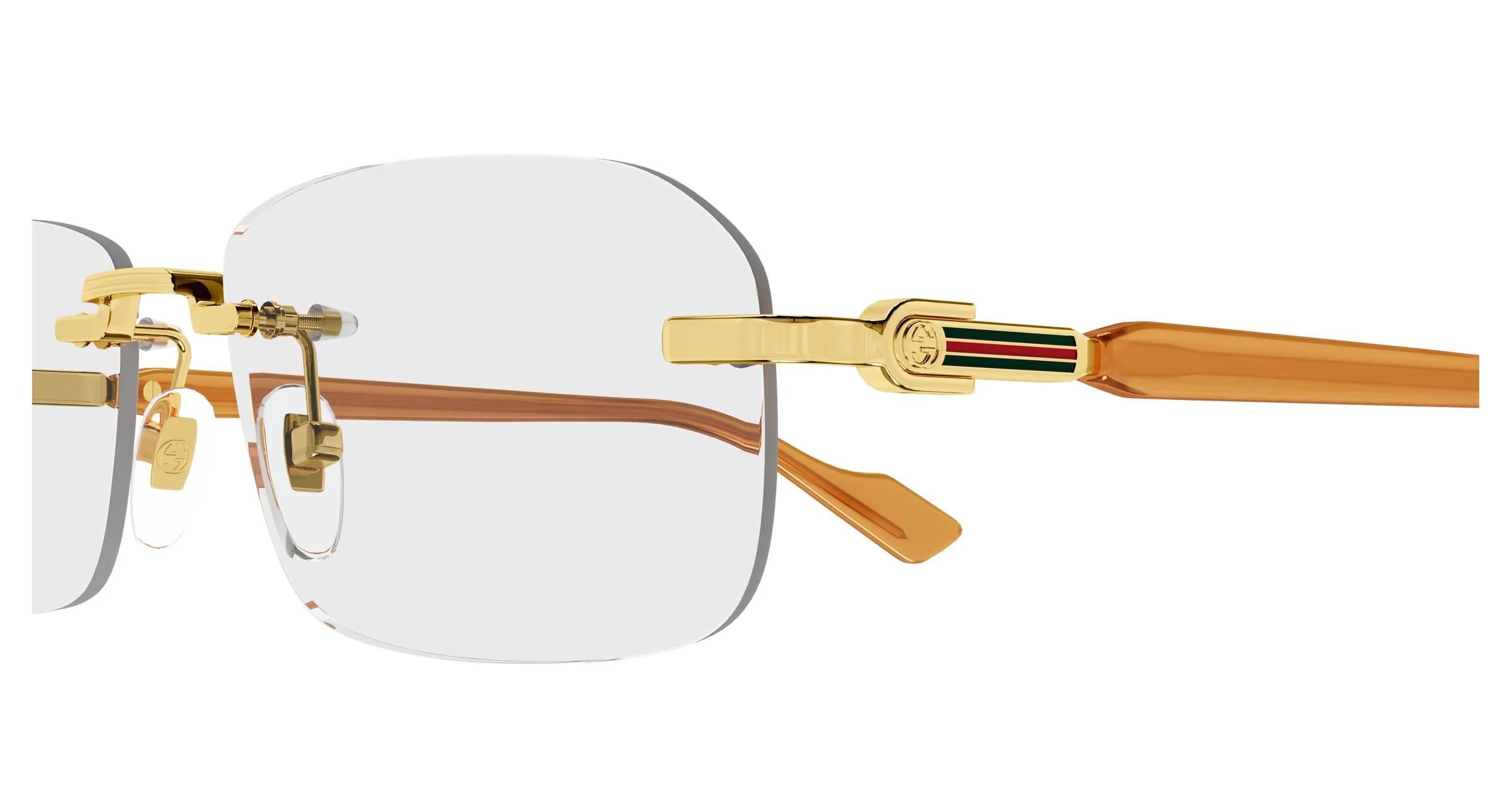 Gucci GG1221O 006 gold yellow transpare - immagine 2