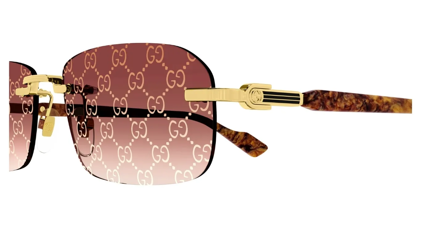 Gucci GG1221S 004 gold yellow red - immagine 2