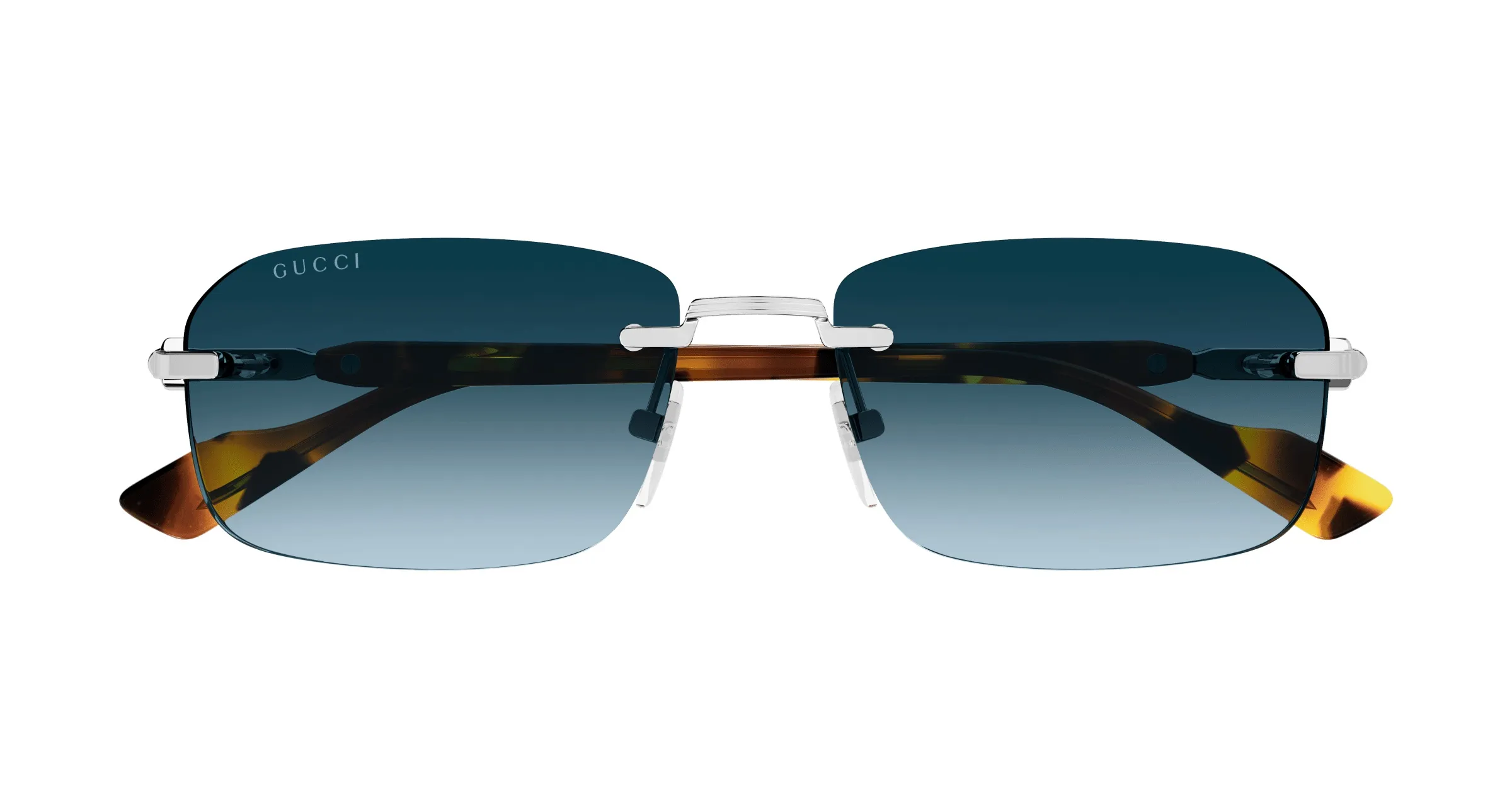 Gucci GG1221S 007 silver havana blue