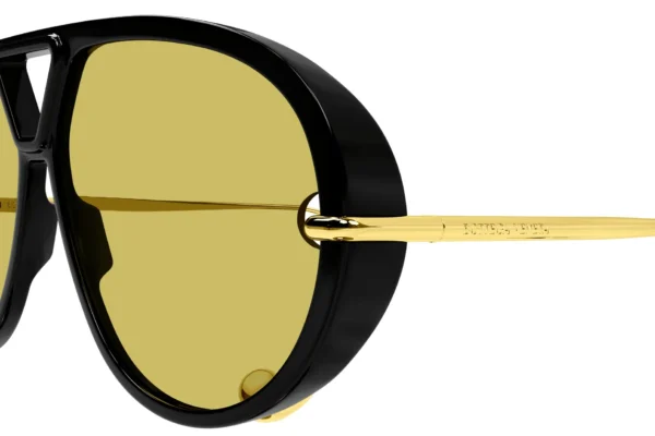 Bottega Veneta BV1273S 003 black gold yellow