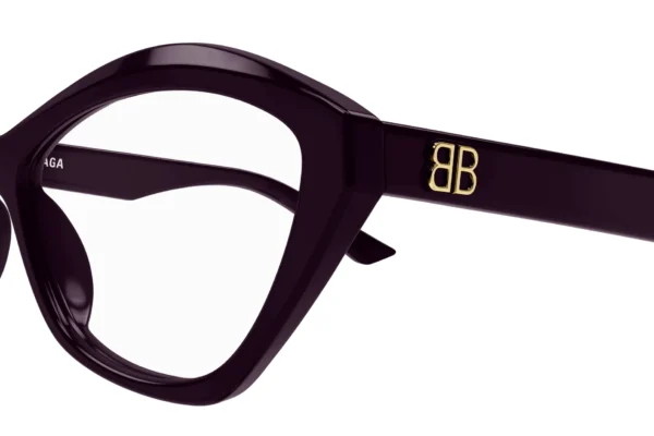 Balenciaga BB0341O 003 violet violet transpa