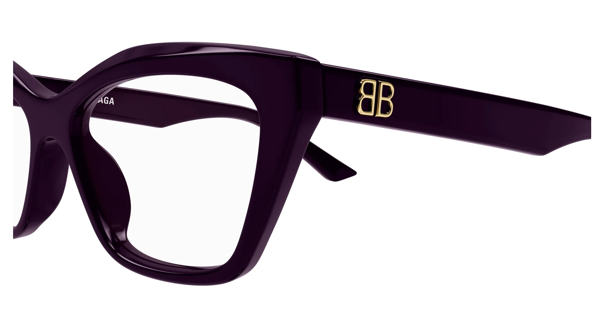 Balenciaga BB0342O 007 violet violet transpa - immagine 2