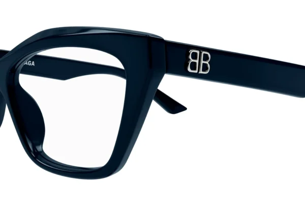 Balenciaga BB0342O 008 blue blue transparent