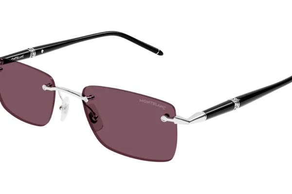 Montblanc MB0344S 002 silver black violet