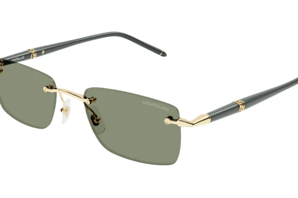 Montblanc MB0344S 005 gold grey green