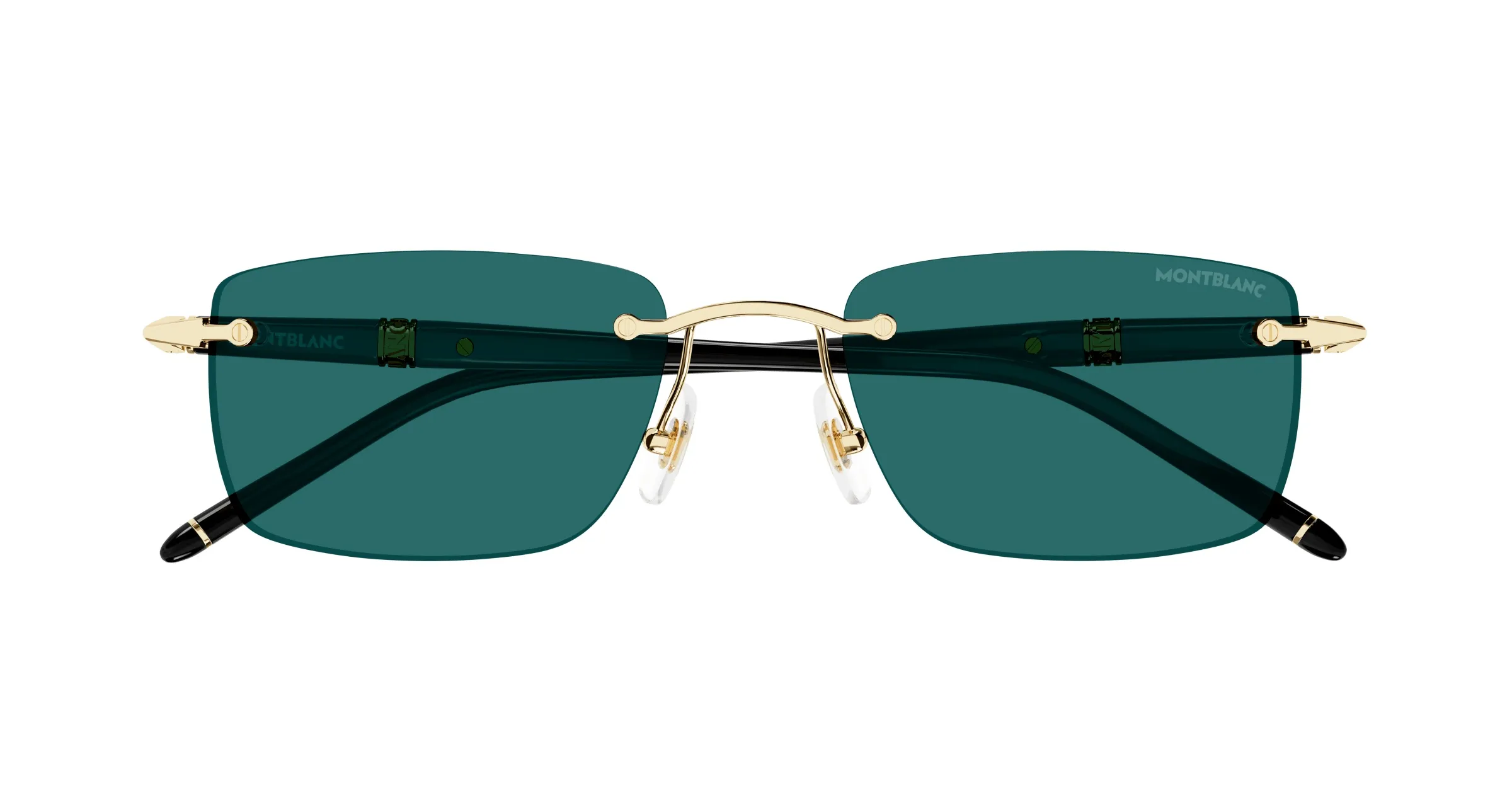 Montblanc MB0344S 006 gold black green