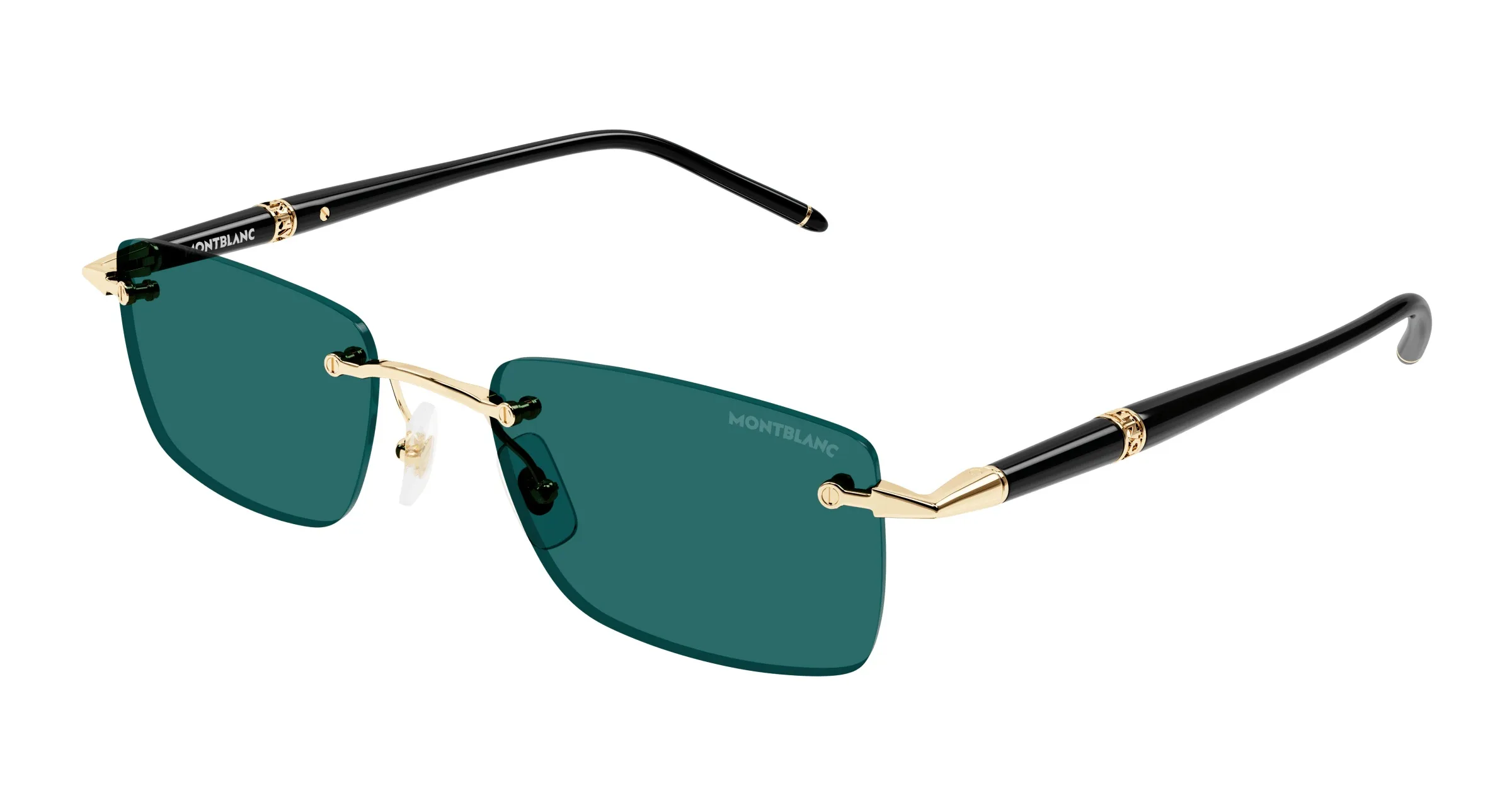 Montblanc MB0344S 006 gold black green - immagine 3