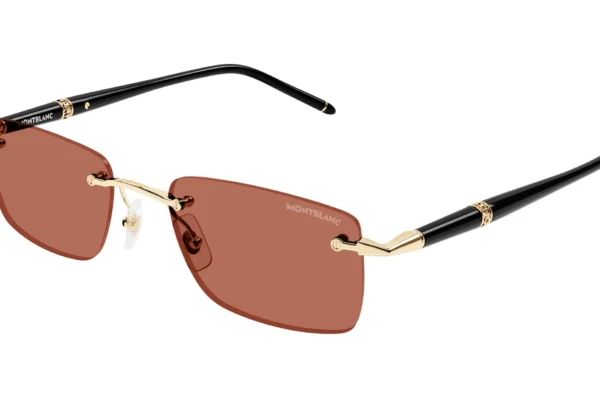 Montblanc MB0344S 007 gold black orange