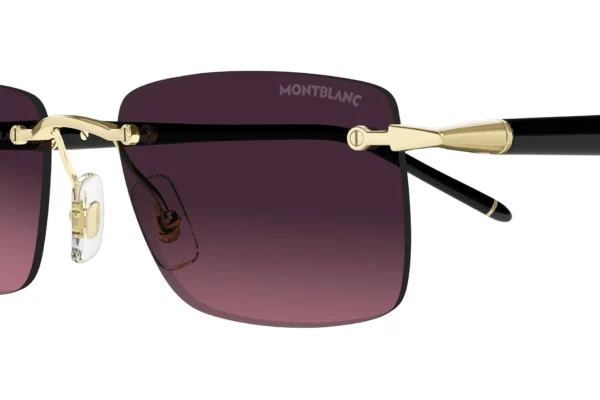 Montblanc MB0344S 009 gold black grey