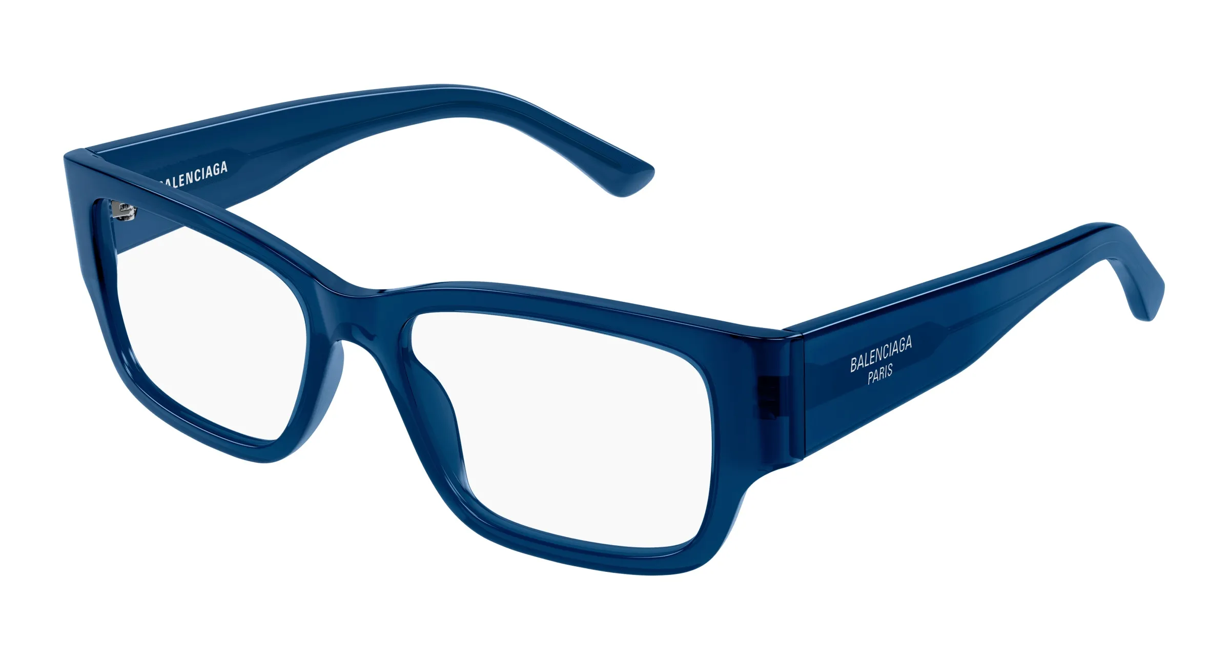 Balenciaga BB0371O 003 blue blue transparent - immagine 2