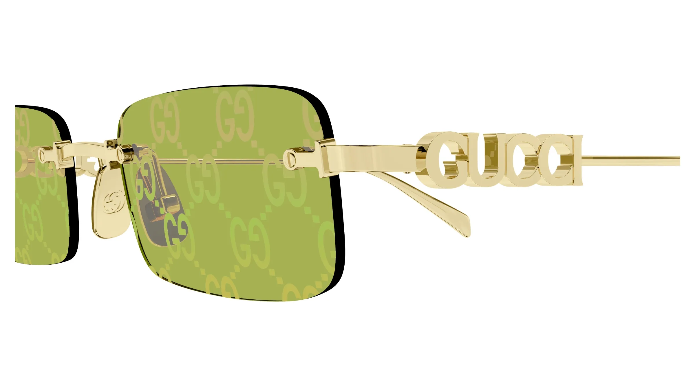 Gucci GG1808S 002 gold gold green - immagine 2