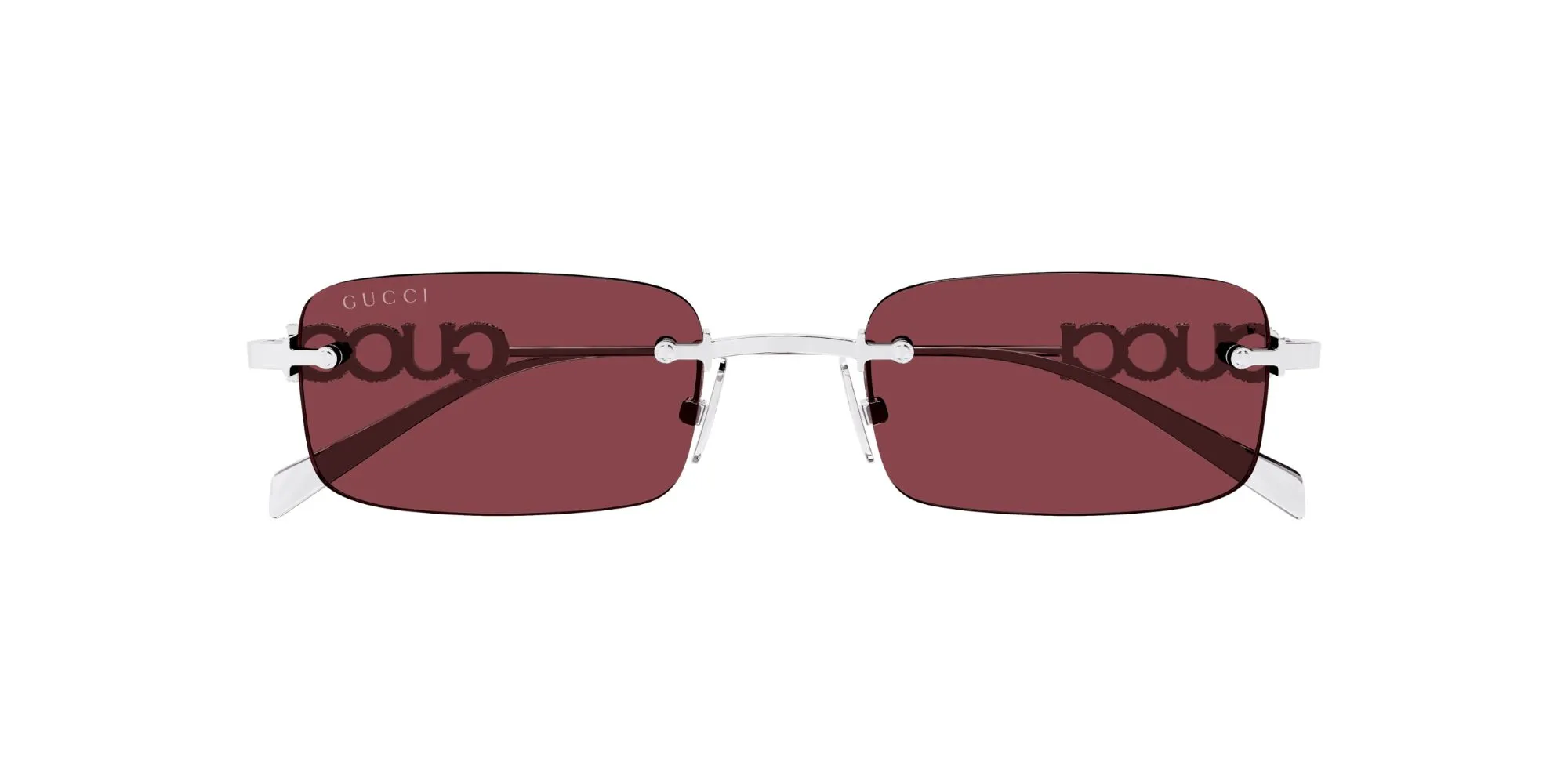 Gucci GG1808S 004 silver silver red