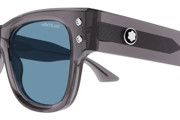 Montblanc MB0381S 004 grey grey light blue