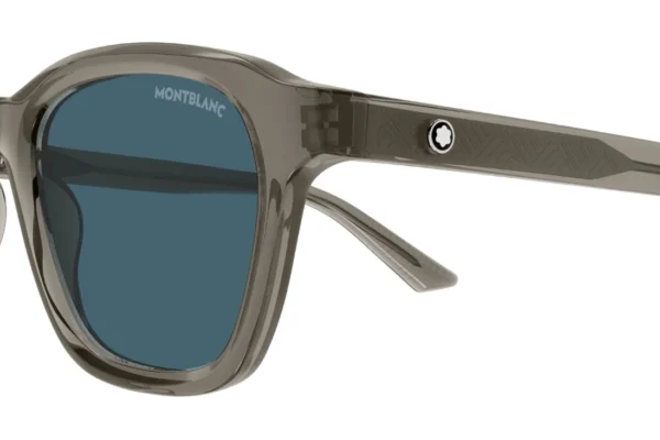 Montblanc MB0384S 003 grey grey blue