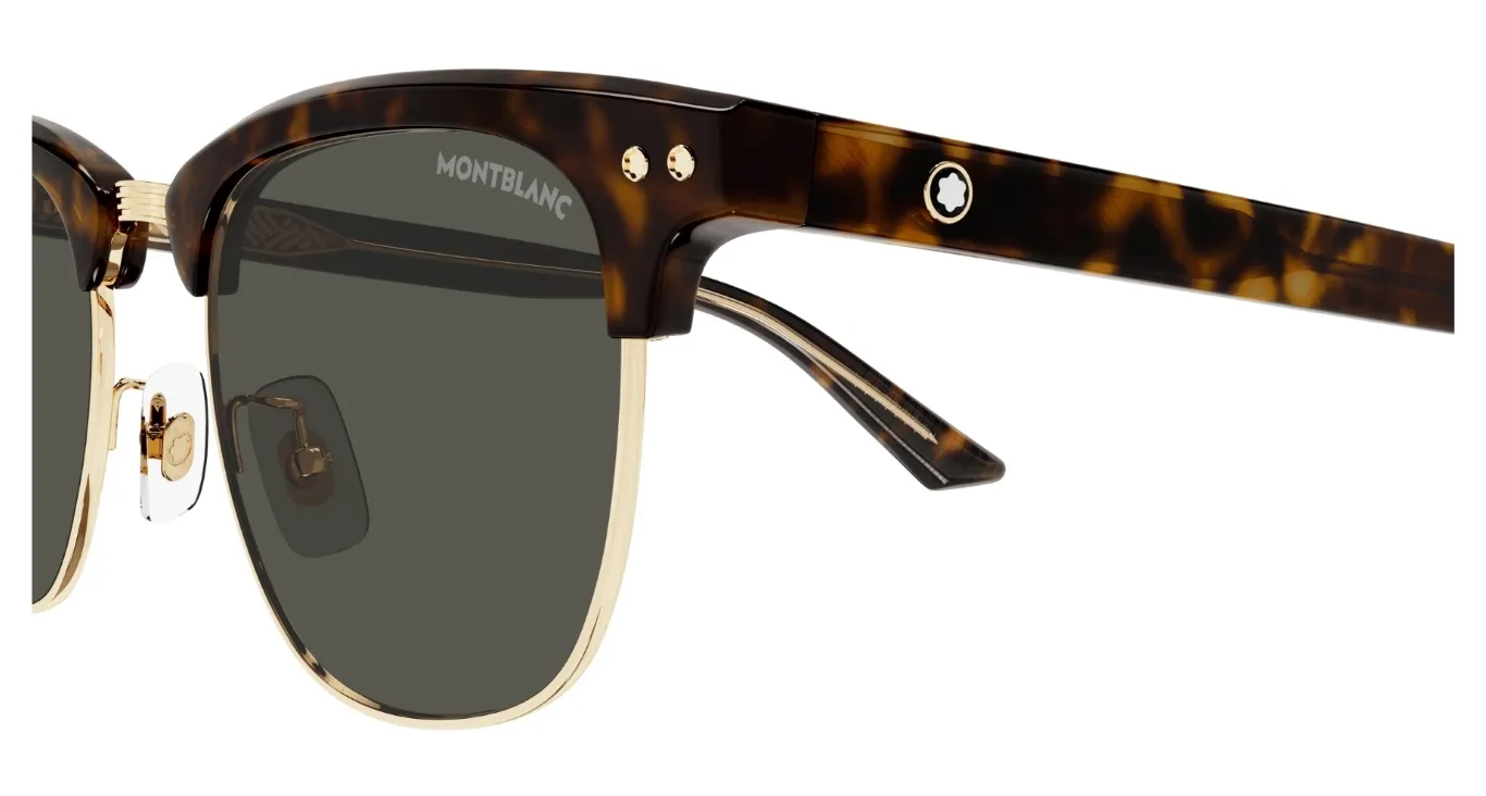 Montblanc MB0382S 003 havana havana grey - immagine 2
