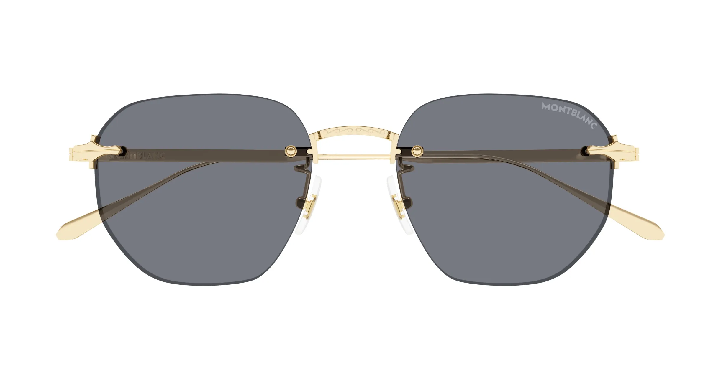 Montblanc MB0405S 001 gold gold grey