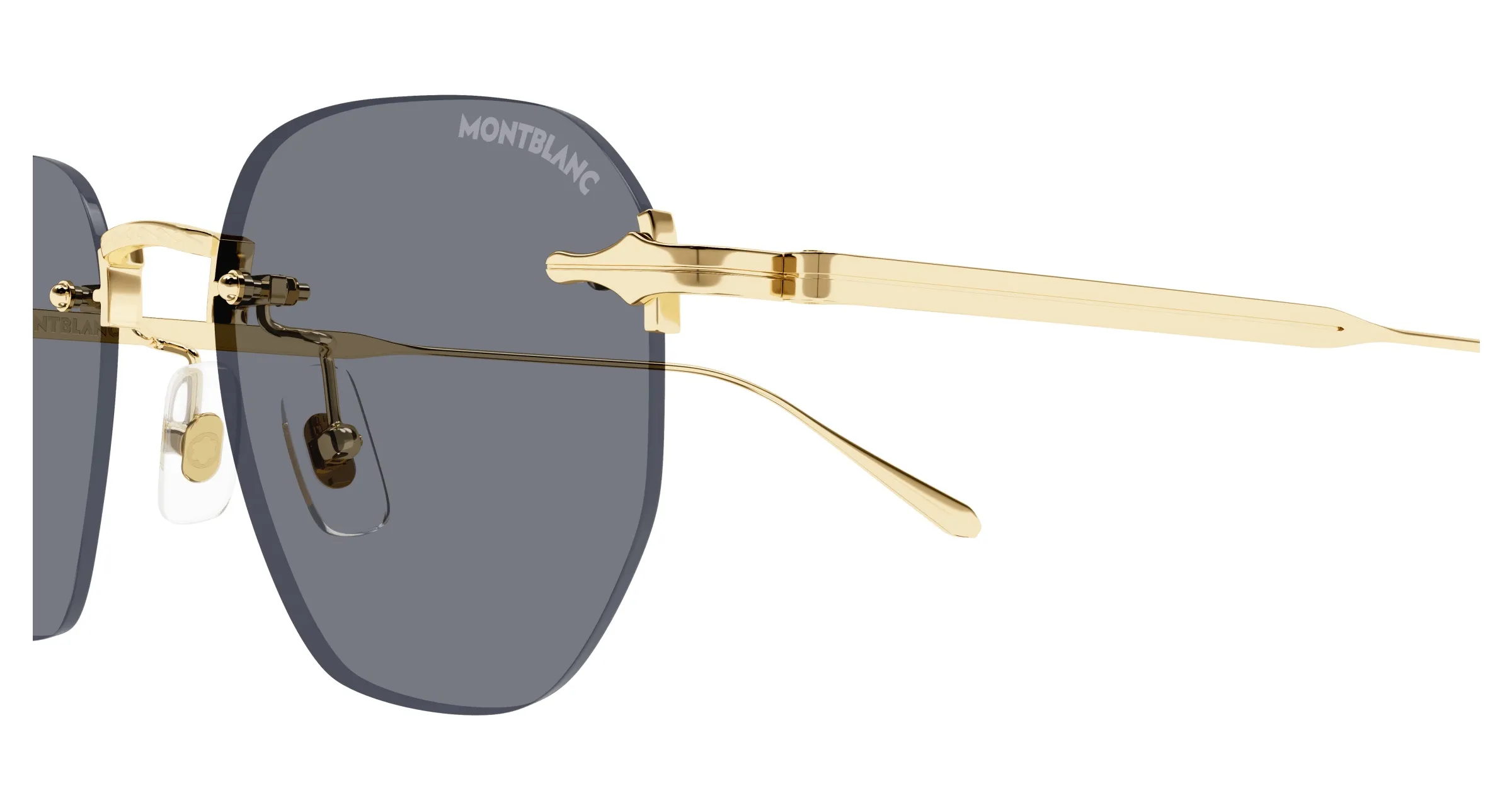 Montblanc MB0405S 001 gold gold grey - immagine 2