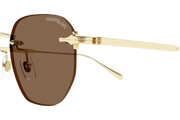 Montblanc MB0405S 002 gold gold brown