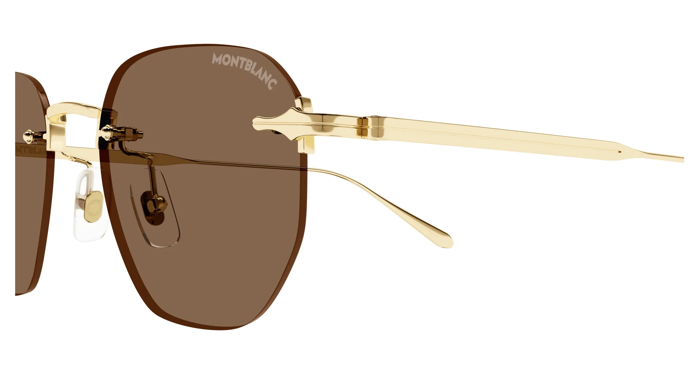 Montblanc MB0405S 002 gold gold brown - immagine 2