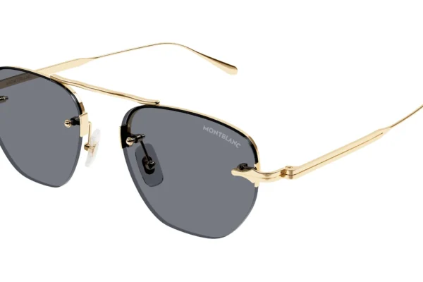 Montblanc MB0404S 001 gold gold grey