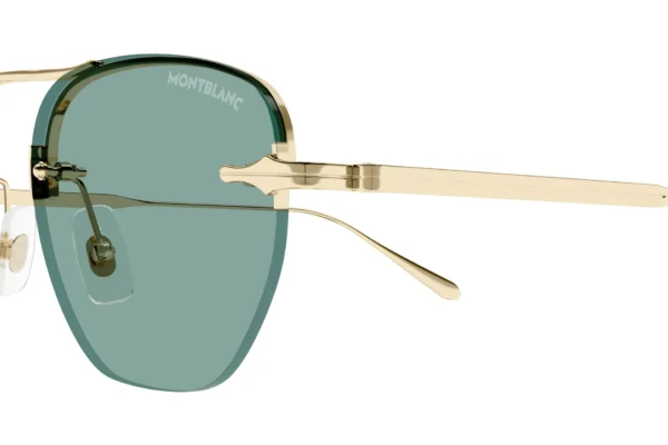 Montblanc MB0404S 003 gold gold green