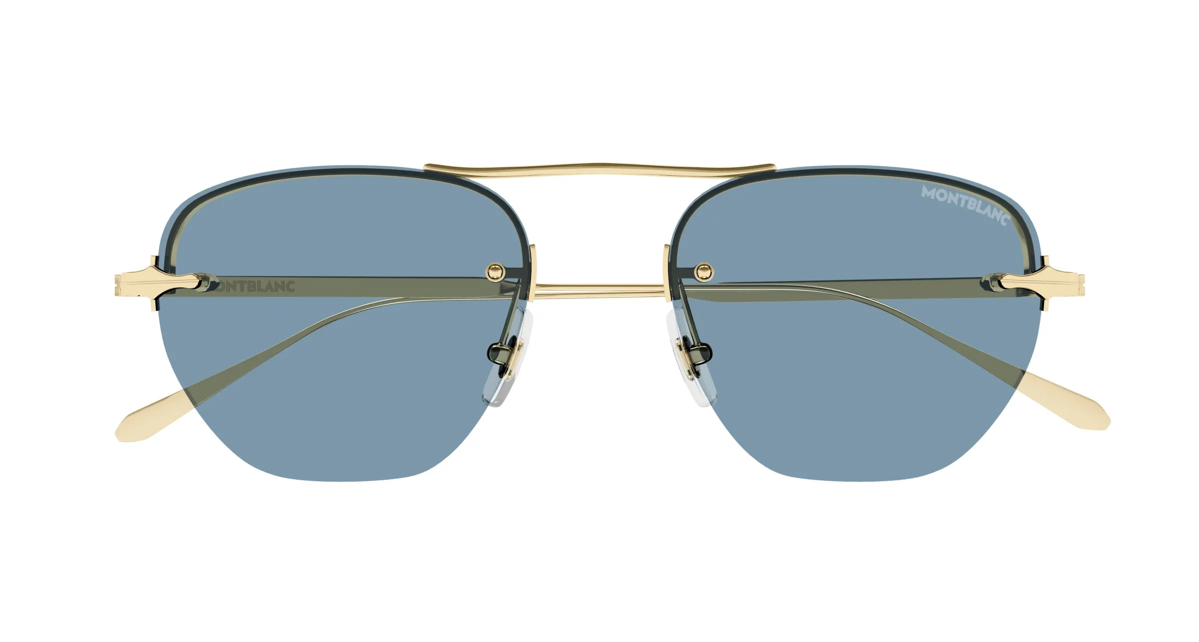 Montblanc MB0404S 004 gold gold blue