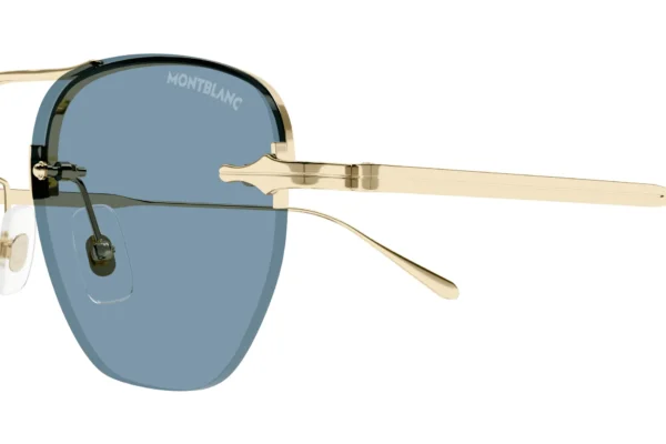 Montblanc MB0404S 004 gold gold blue