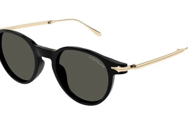 Montblanc MB0407S 001 black gold grey