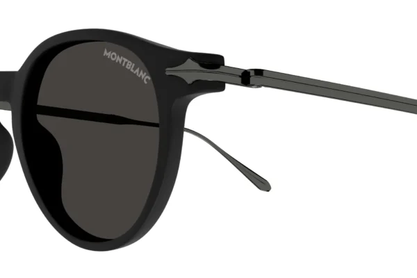 Montblanc MB0407S 002 black ruthenium grey