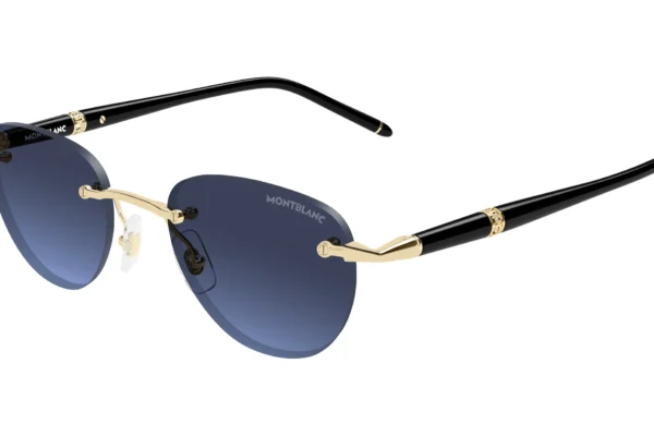 Montblanc MB0412S 006 gold black blue