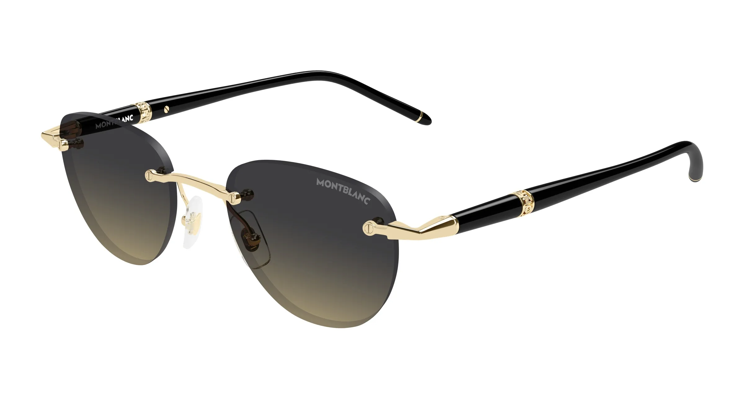 Montblanc MB0412S 007 gold black orange - immagine 2