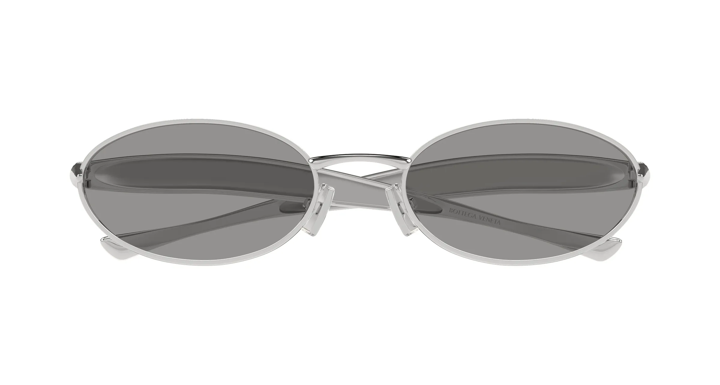 Bottega Veneta BV1386S 007 silver silver grey