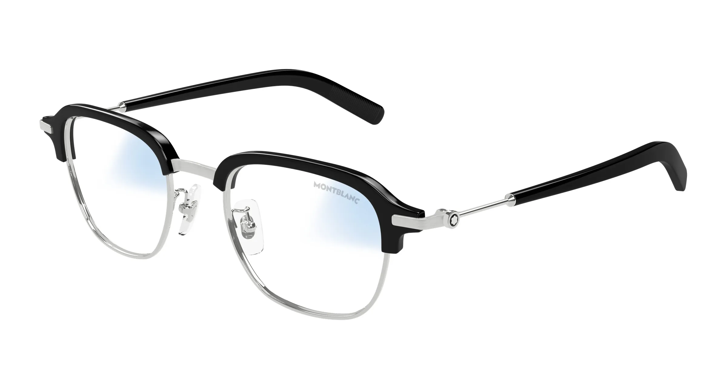 Montblanc MB0390S 001 silver silver transpa - immagine 2