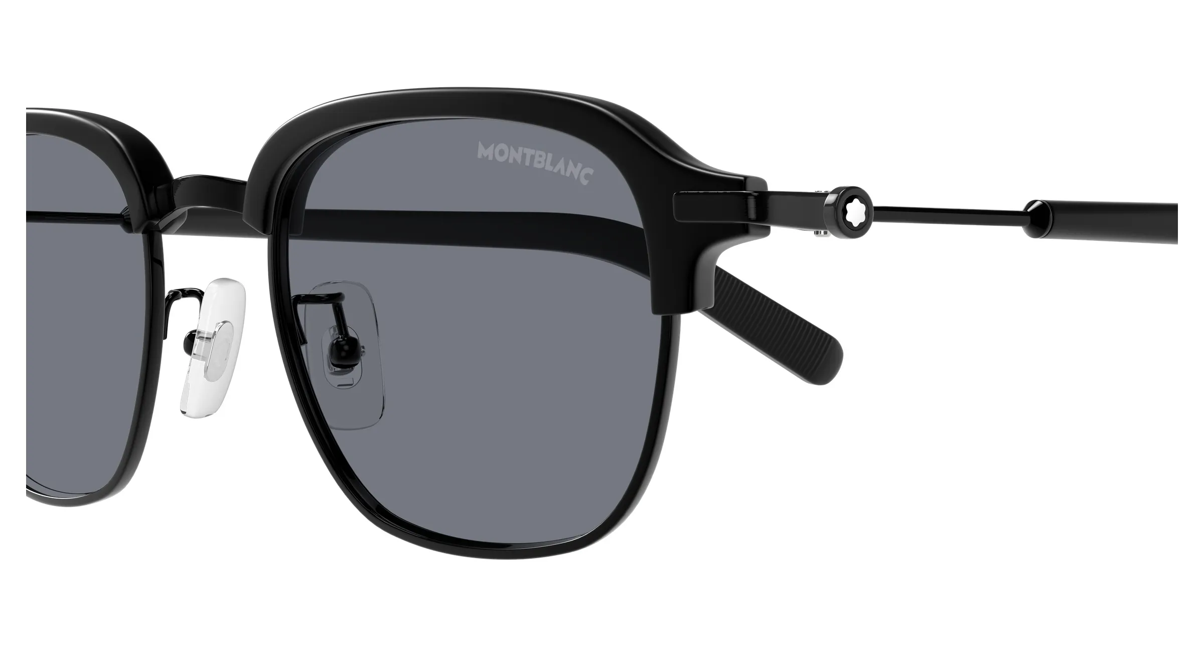 Montblanc MB0390S 003 black black grey - immagine 2