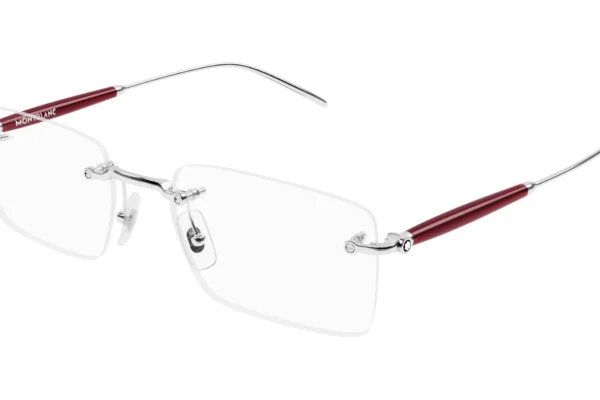 Montblanc MB0411O 003 silver silver transpa