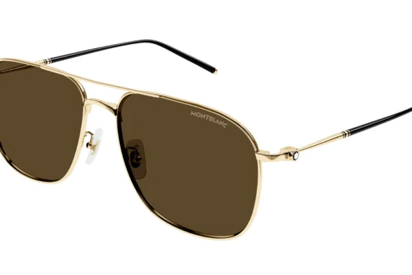 Montblanc MB0417SA 003 gold gold brown