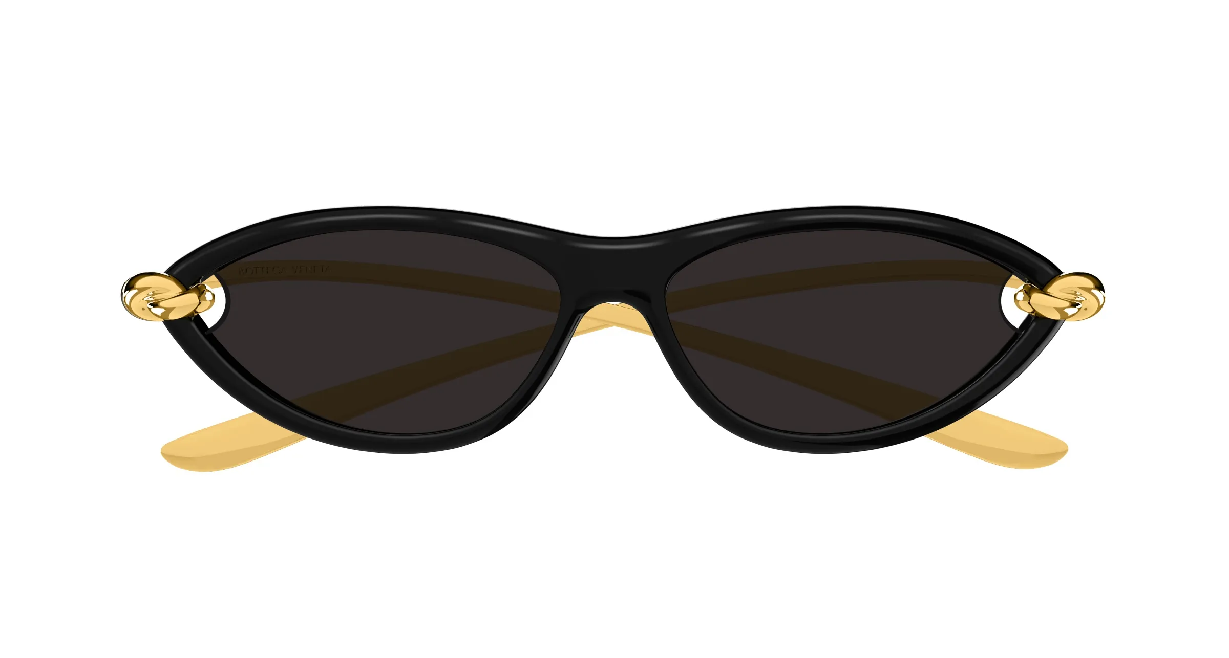 Bottega Veneta BV1390S 001 black gold grey