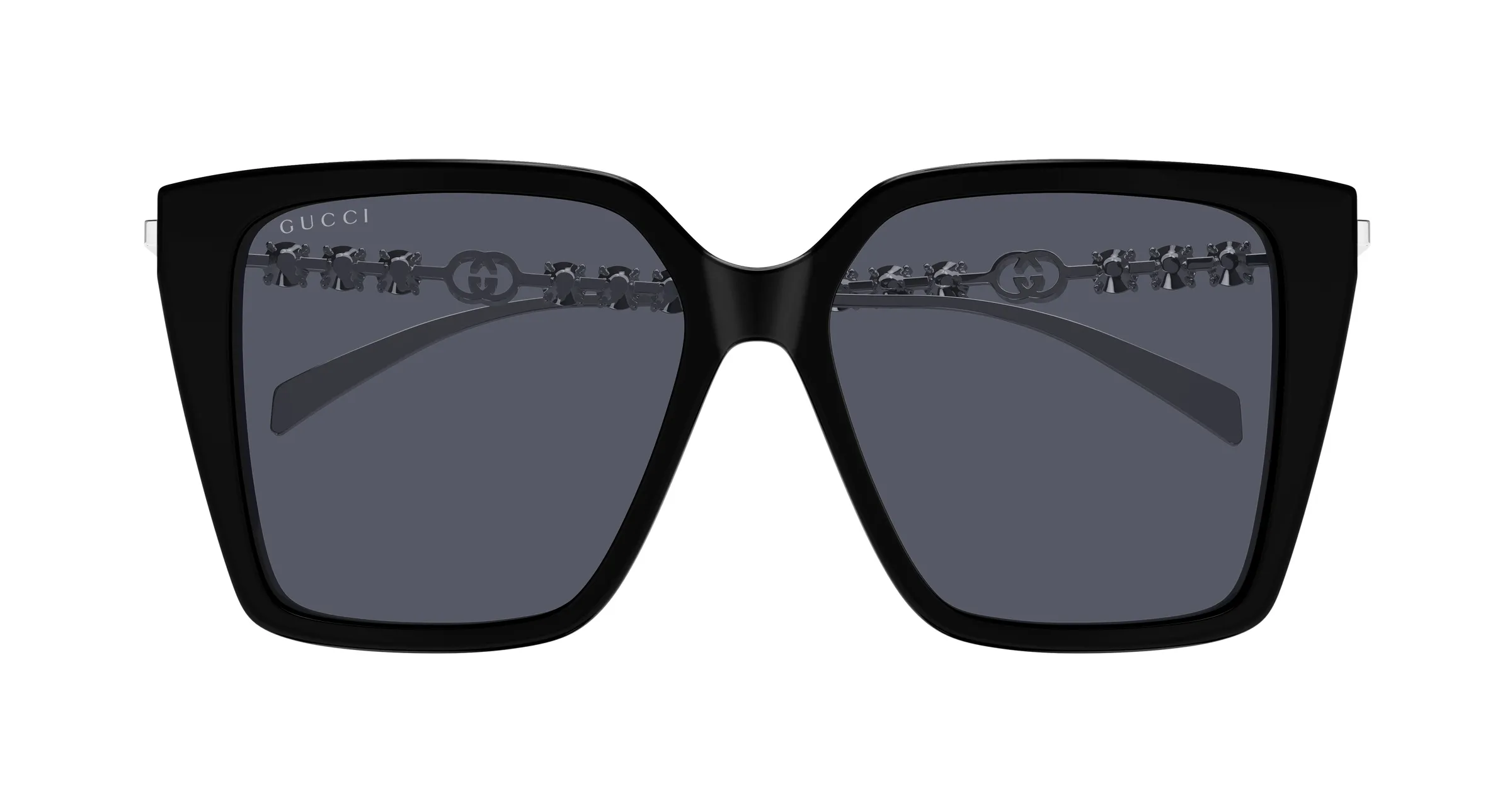 Gucci GG1967S 002 black silver grey