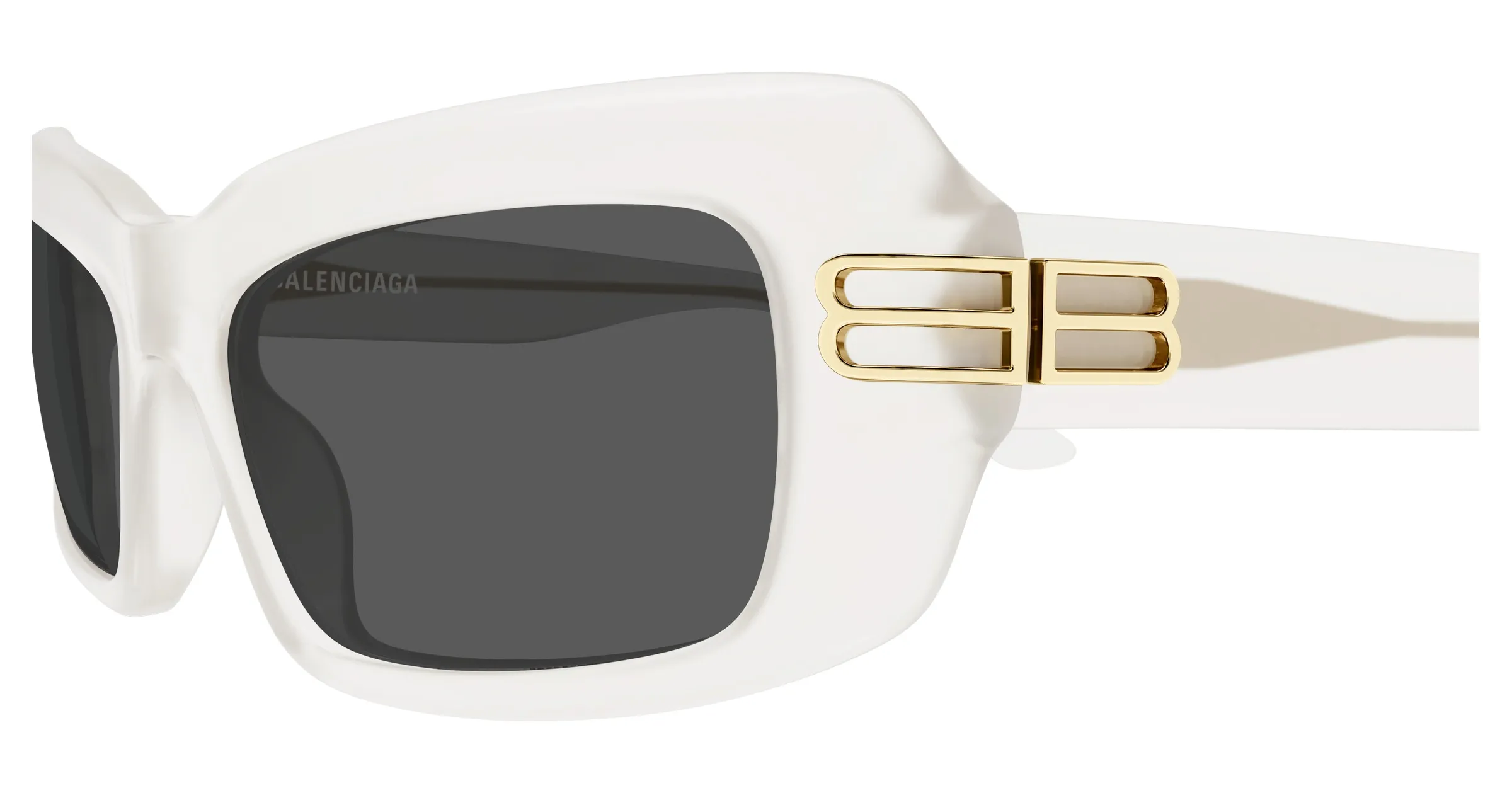 Balenciaga BB0432S 003 white white grey - immagine 2