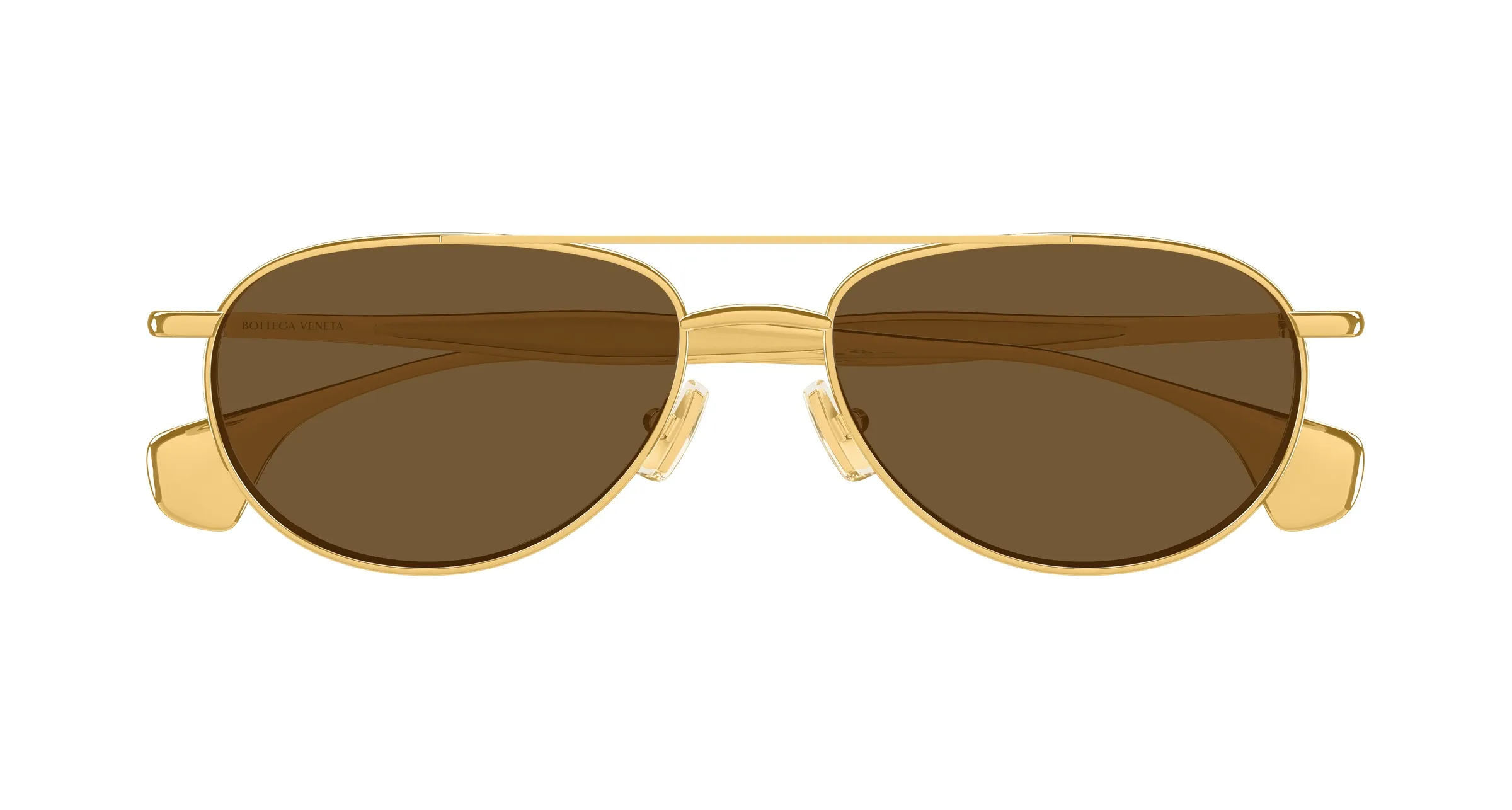 Bottega Veneta BV1419S 001 gold gold brown