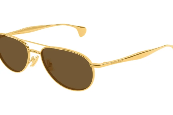 Bottega Veneta BV1419S 001 gold gold brown