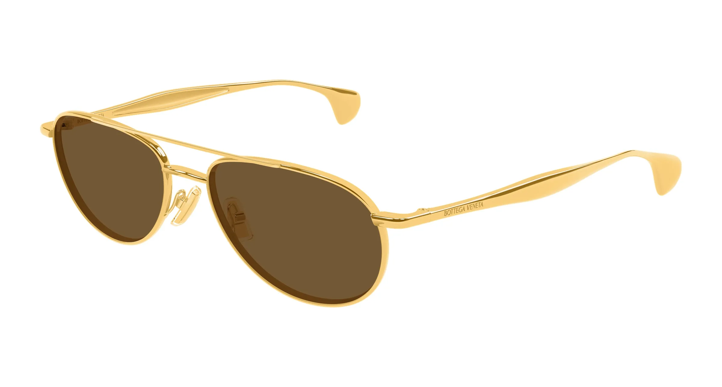 Bottega Veneta BV1419S 001 gold gold brown - immagine 2