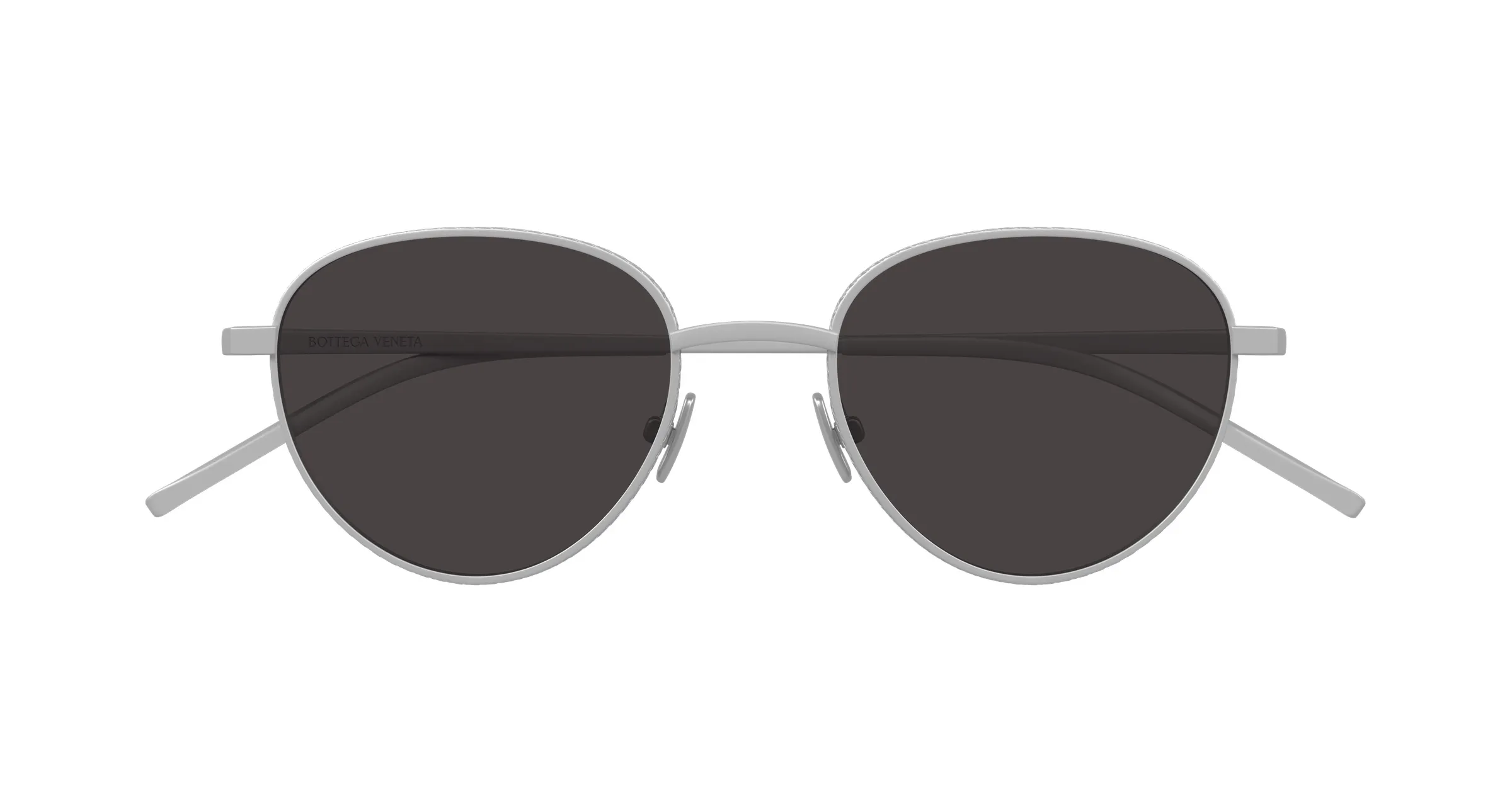 Bottega Veneta BV1966S 002 silver silver grey