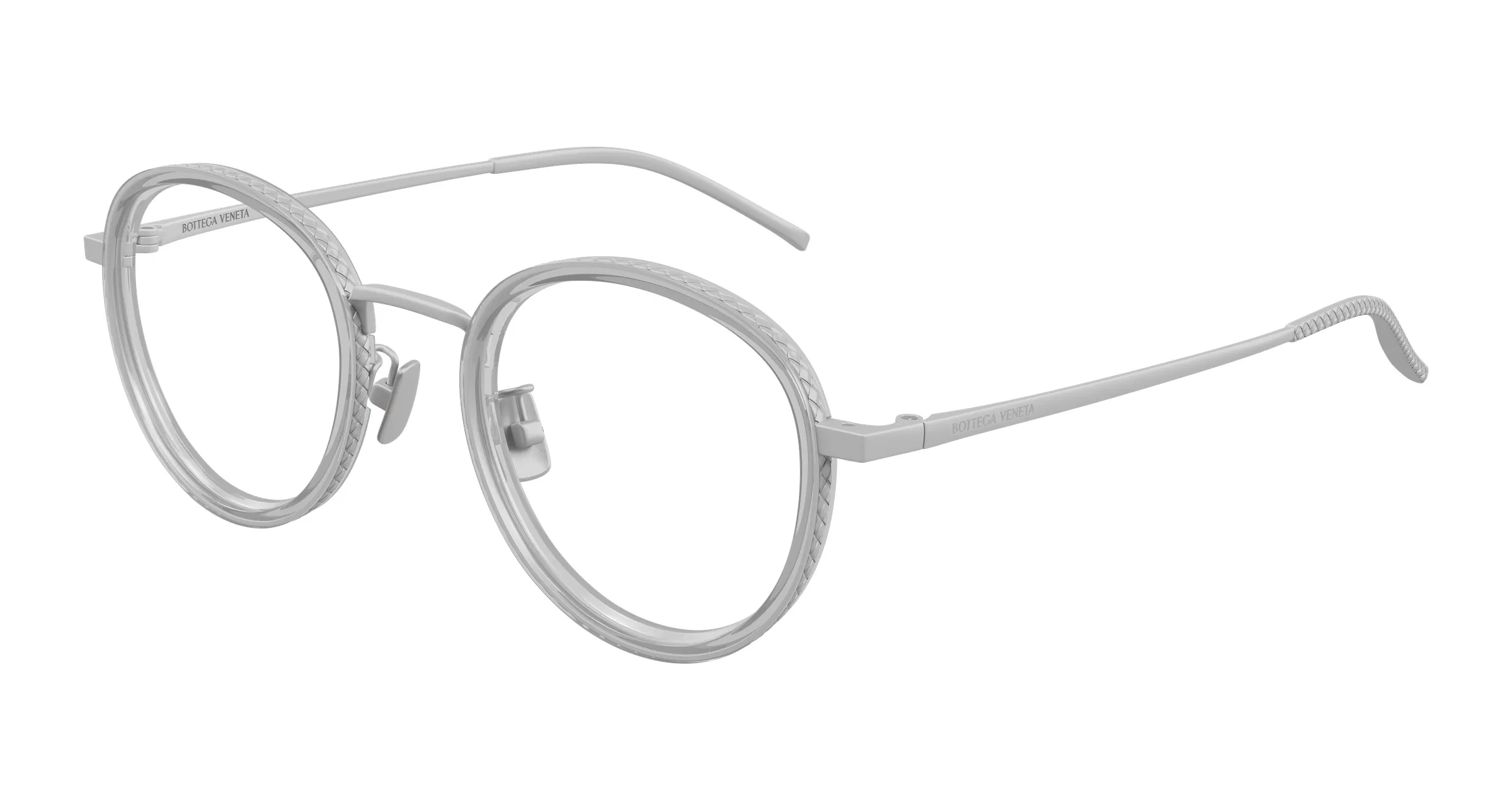 Bottega Veneta BV1428OA 004 silver silver transpa - immagine 2
