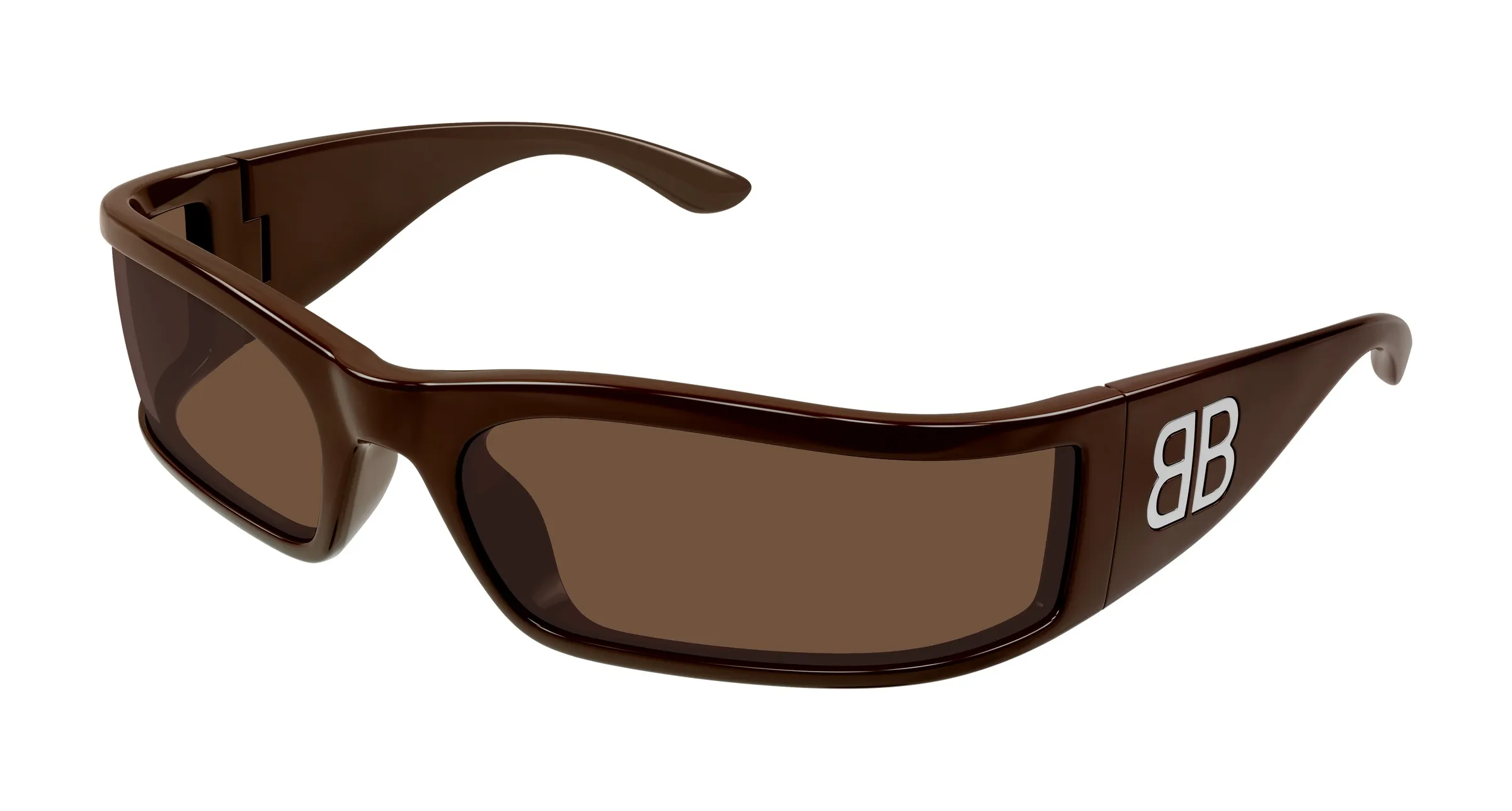 Balenciaga BB0458S 004 brown brown brown - immagine 2
